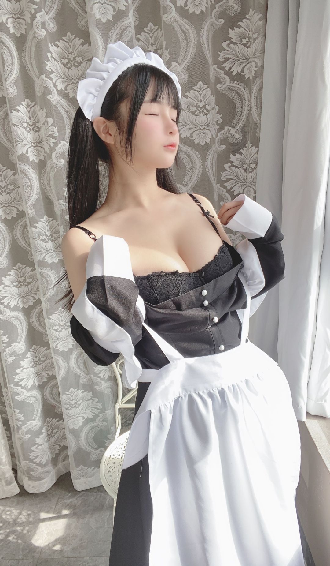 [COS福利]桜井宁宁–双马尾女仆插图4